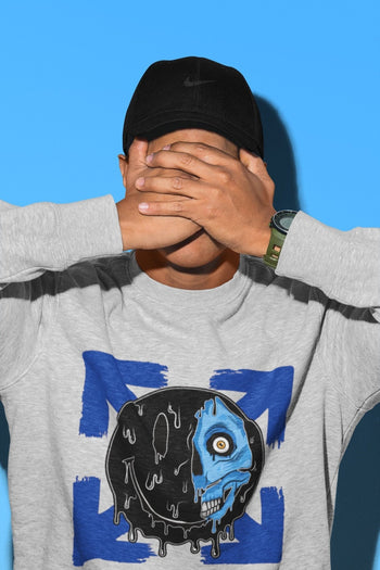 Jordan 2 OFF-WHITE Black Blue Sneaker Match Tees Dead Inside Sneaker Tees Jordan 2 OFF-WHITE Black Blue Sneaker Release Tees Unisex Shirts