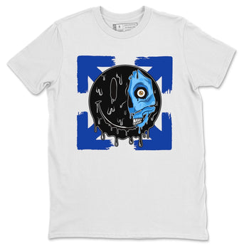 Jordan 2 OFF-WHITE Black Blue Sneaker Match Tees Dead Inside Sneaker Tees Jordan 2 OFF-WHITE Black Blue Sneaker Release Tees Unisex Shirts