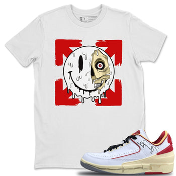 Jordan 2 OFF-WHITE Varsity Red Sneaker Match Tees Dead Inside Sneaker Tees Jordan 2 OFF-WHITE Varsity Red Sneaker Release Tees Unisex Shirts