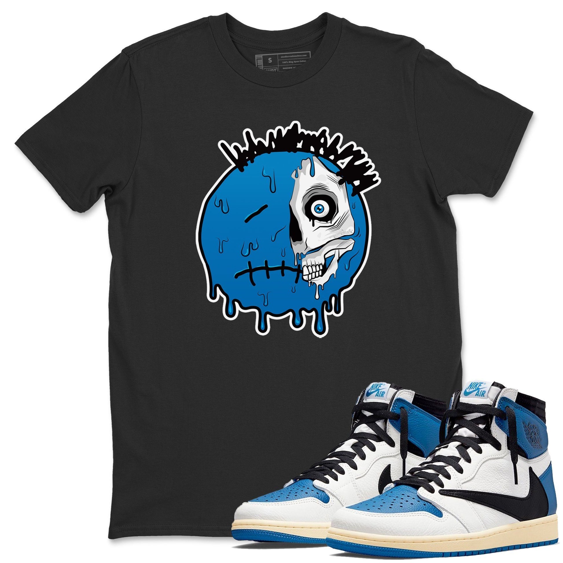 Jordan 1 Travis Scott Fragment Sneaker Match Tees Dead Inside Sneaker Tees Jordan 1 Travis Scott Fragment Sneaker Release Tees Unisex Shirts