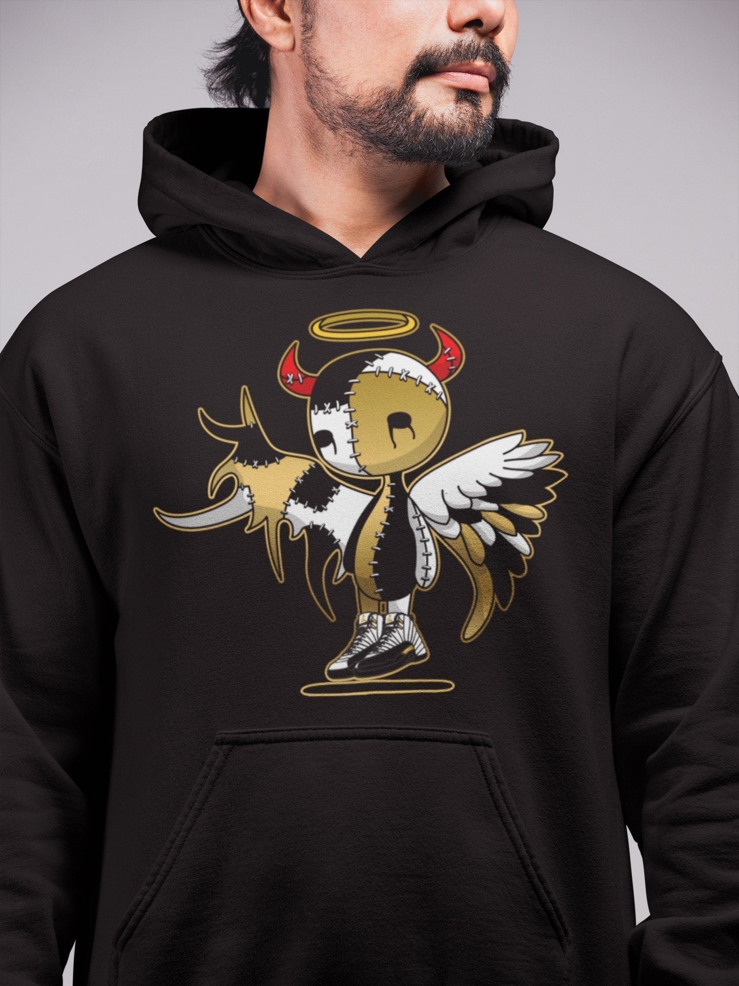 Jordan 12 Royalty Sneaker Match Tees Devil Angel Sneaker Tees Jordan 12 Royalty Sneaker Release Tees Unisex Shirts
