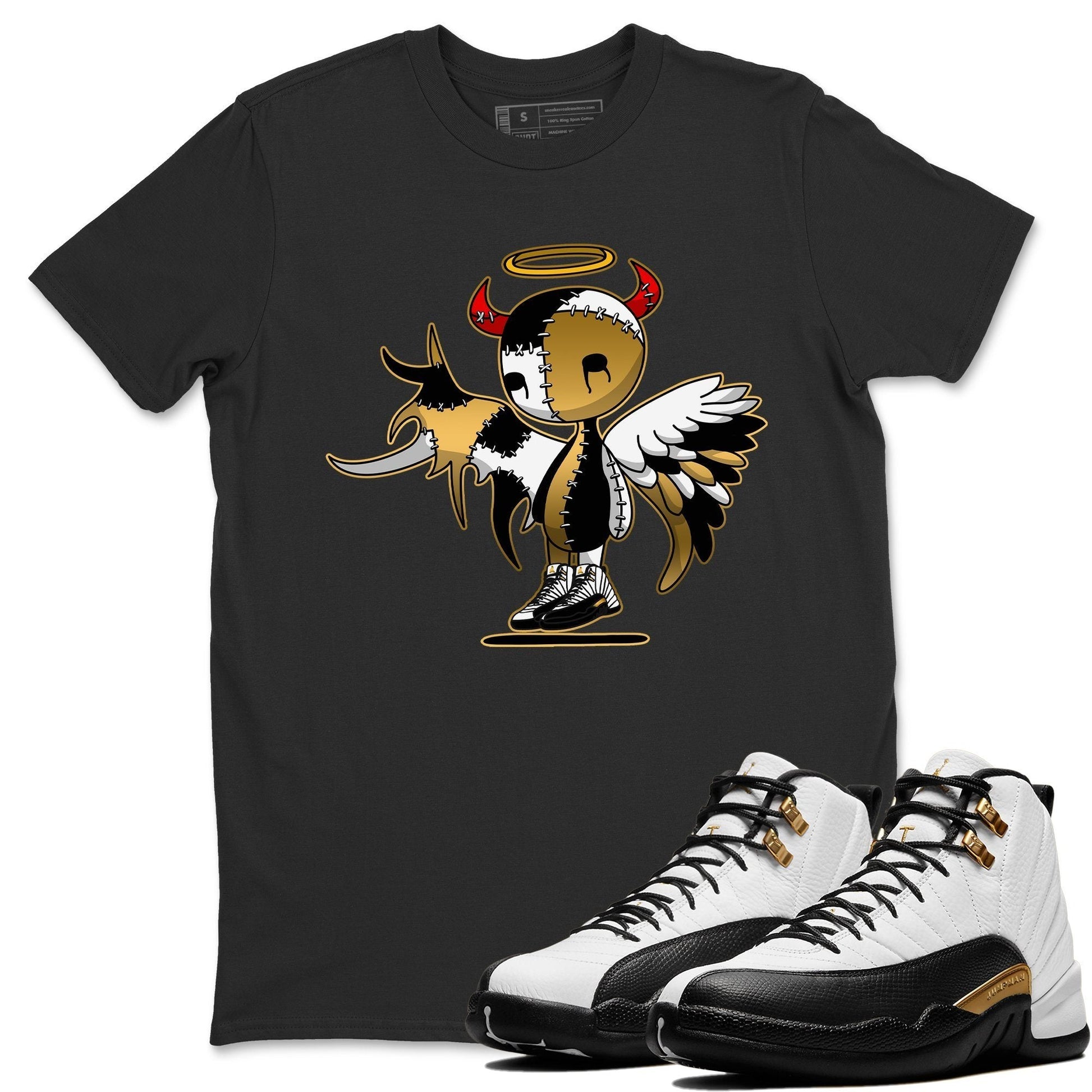Jordan 12 Royalty Sneaker Match Tees Devil Angel Sneaker Tees Jordan 12 Royalty Sneaker Release Tees Unisex Shirts