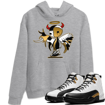 Jordan 12 Royalty Sneaker Match Tees Devil Angel Sneaker Tees Jordan 12 Royalty Sneaker Release Tees Unisex Shirts