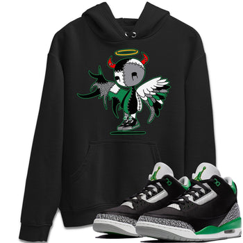 Jordan 3 Pine Green Sneaker Match Tees Devil Angel Sneaker Tees Jordan 3 Pine Green Sneaker Release Tees Unisex Shirts