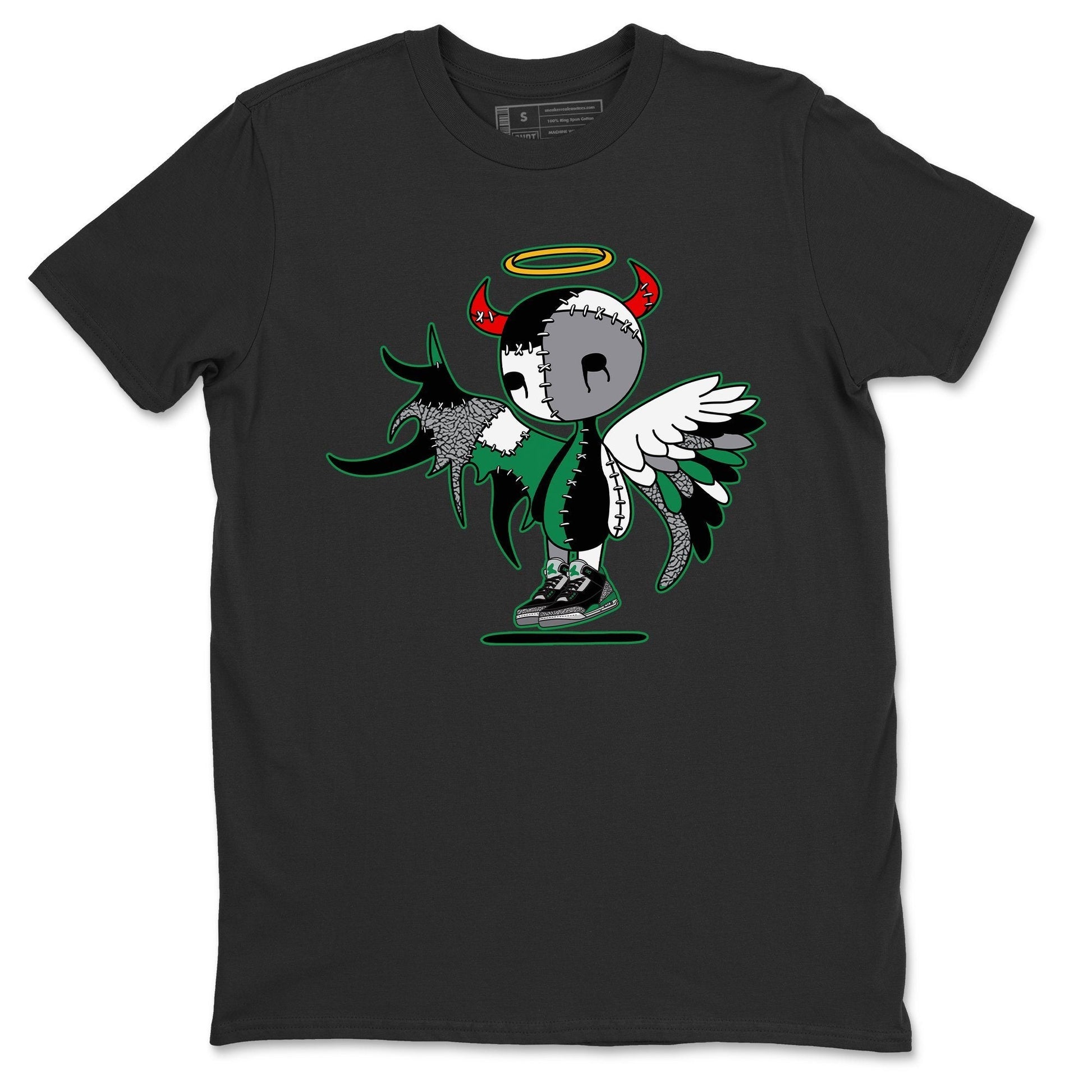 Jordan 3 Pine Green Sneaker Match Tees Devil Angel Sneaker Tees Jordan 3 Pine Green Sneaker Release Tees Unisex Shirts