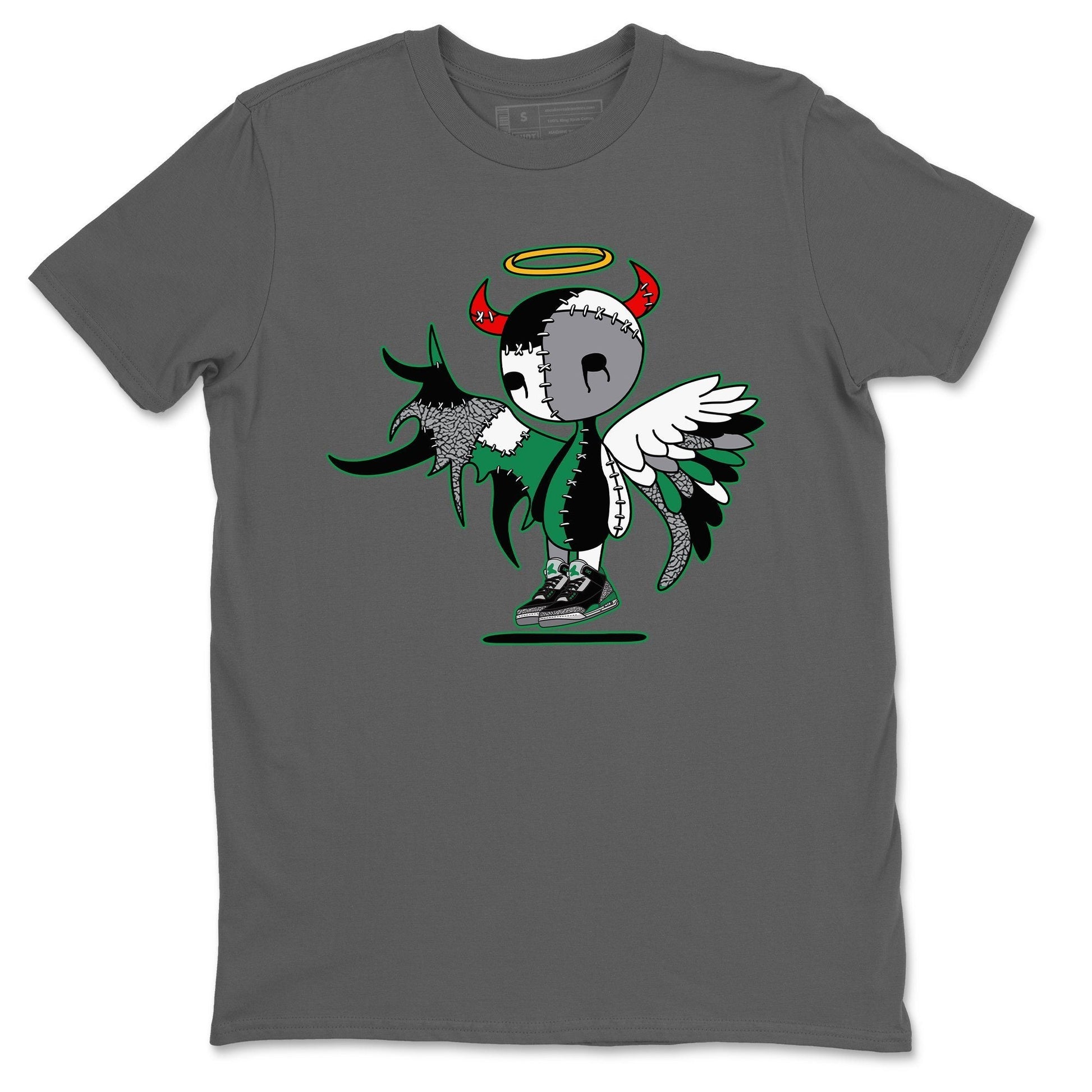 Jordan 3 Pine Green Sneaker Match Tees Devil Angel Sneaker Tees Jordan 3 Pine Green Sneaker Release Tees Unisex Shirts