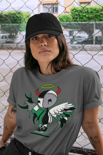 Jordan 3 Pine Green Sneaker Match Tees Devil Angel Sneaker Tees Jordan 3 Pine Green Sneaker Release Tees Unisex Shirts