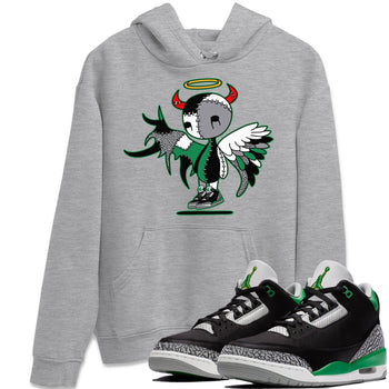 Jordan 3 Pine Green Sneaker Match Tees Devil Angel Sneaker Tees Jordan 3 Pine Green Sneaker Release Tees Unisex Shirts