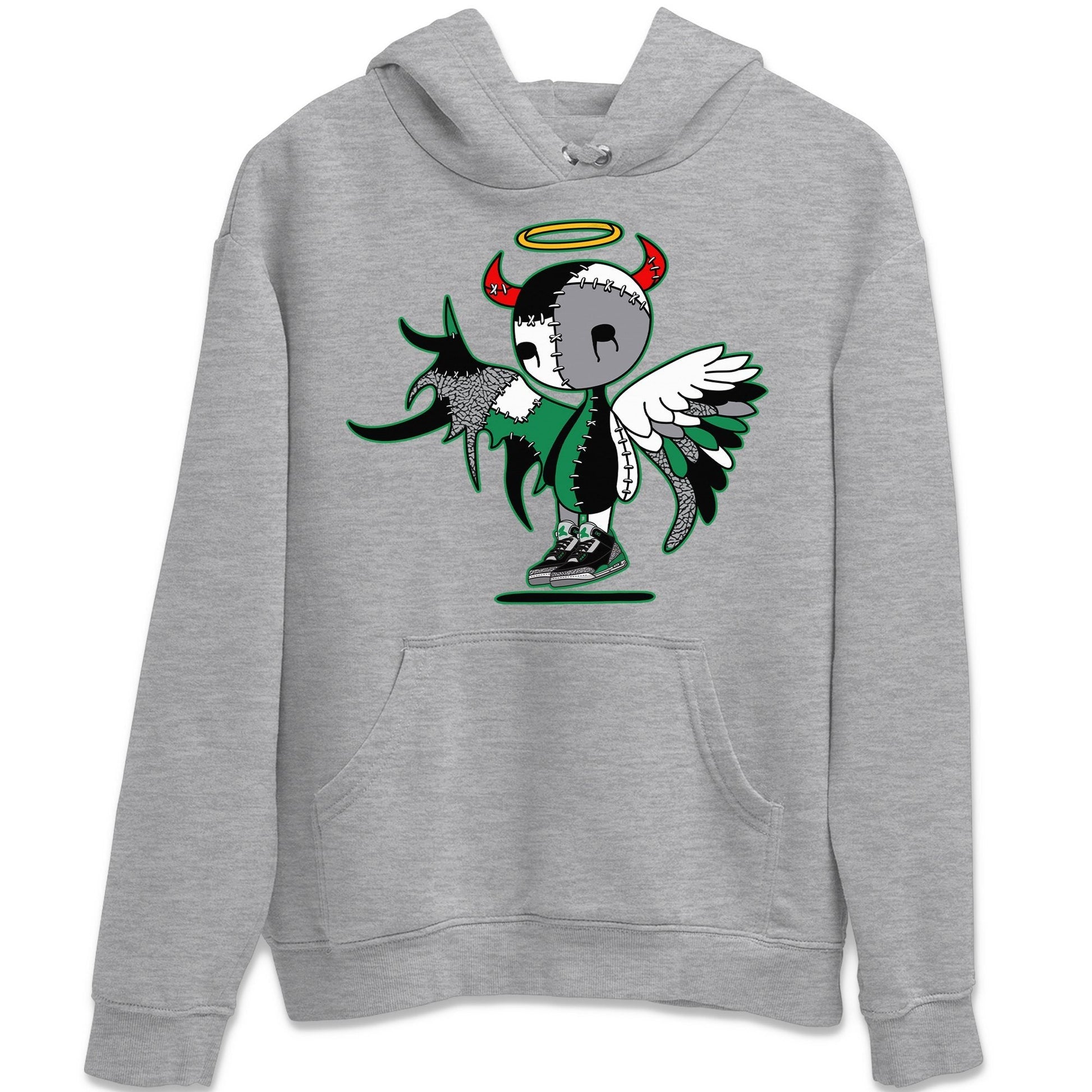 Jordan 3 Pine Green Sneaker Match Tees Devil Angel Sneaker Tees Jordan 3 Pine Green Sneaker Release Tees Unisex Shirts