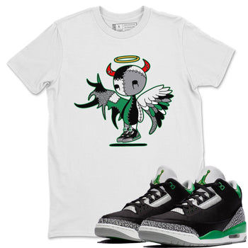 Jordan 3 Pine Green Sneaker Match Tees Devil Angel Sneaker Tees Jordan 3 Pine Green Sneaker Release Tees Unisex Shirts
