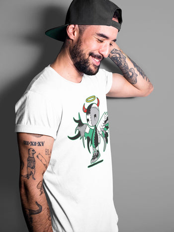 Jordan 3 Pine Green Sneaker Match Tees Devil Angel Sneaker Tees Jordan 3 Pine Green Sneaker Release Tees Unisex Shirts