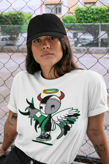 Jordan 3 Pine Green Sneaker Match Tees Devil Angel Sneaker Tees Jordan 3 Pine Green Sneaker Release Tees Unisex Shirts