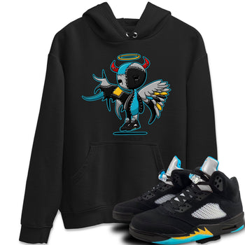 Jordan 5 Aqua Sneaker Match Tees Devil Angel Sneaker Tees Jordan 5 Aqua Sneaker Release Tees Unisex Shirts