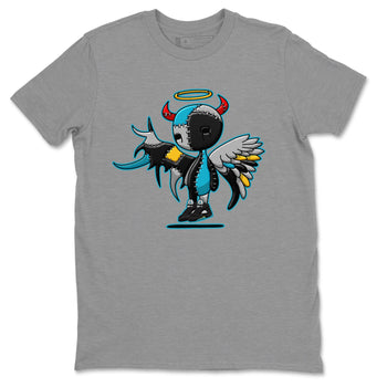 Jordan 5 Aqua Sneaker Match Tees Devil Angel Sneaker Tees Jordan 5 Aqua Sneaker Release Tees Unisex Shirts
