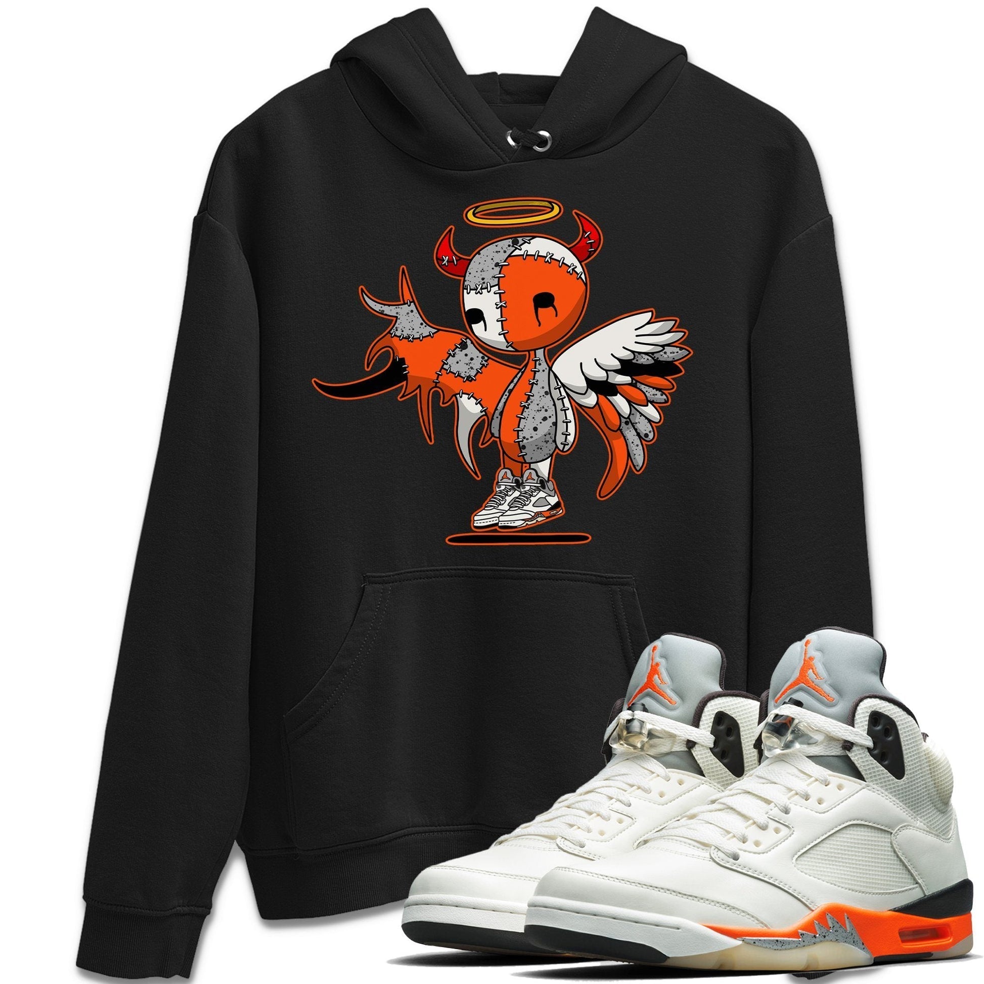 Jordan 5 Shattered Backboard Sneaker Match Tees Devil Angel Sneaker Tees Jordan 5 Shattered Backboard Sneaker Release Tees Unisex Shirts