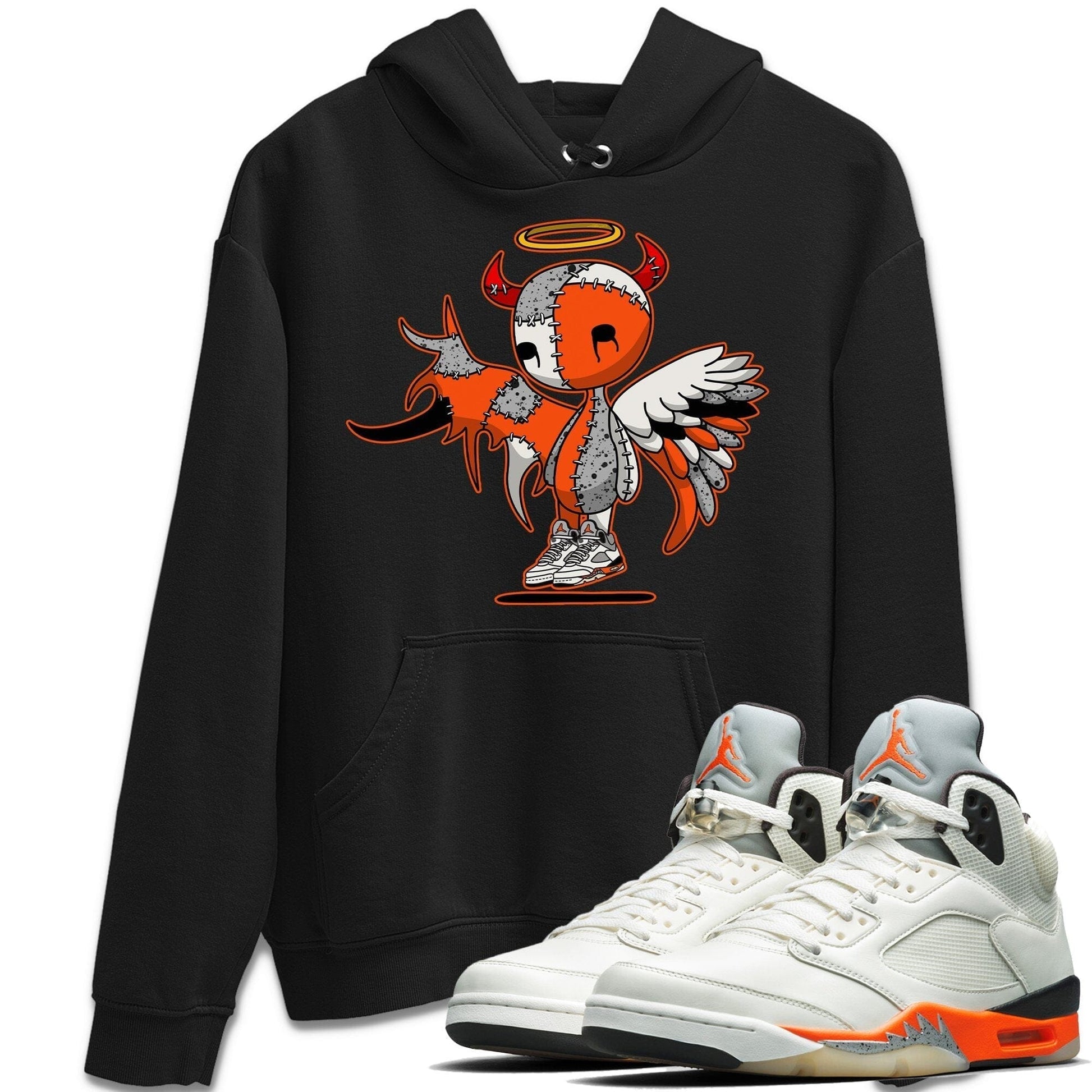 Jordan 5 Shattered Backboard Sneaker Match Tees Devil Angel Sneaker Tees Jordan 5 Shattered Backboard Sneaker Release Tees Unisex Shirts