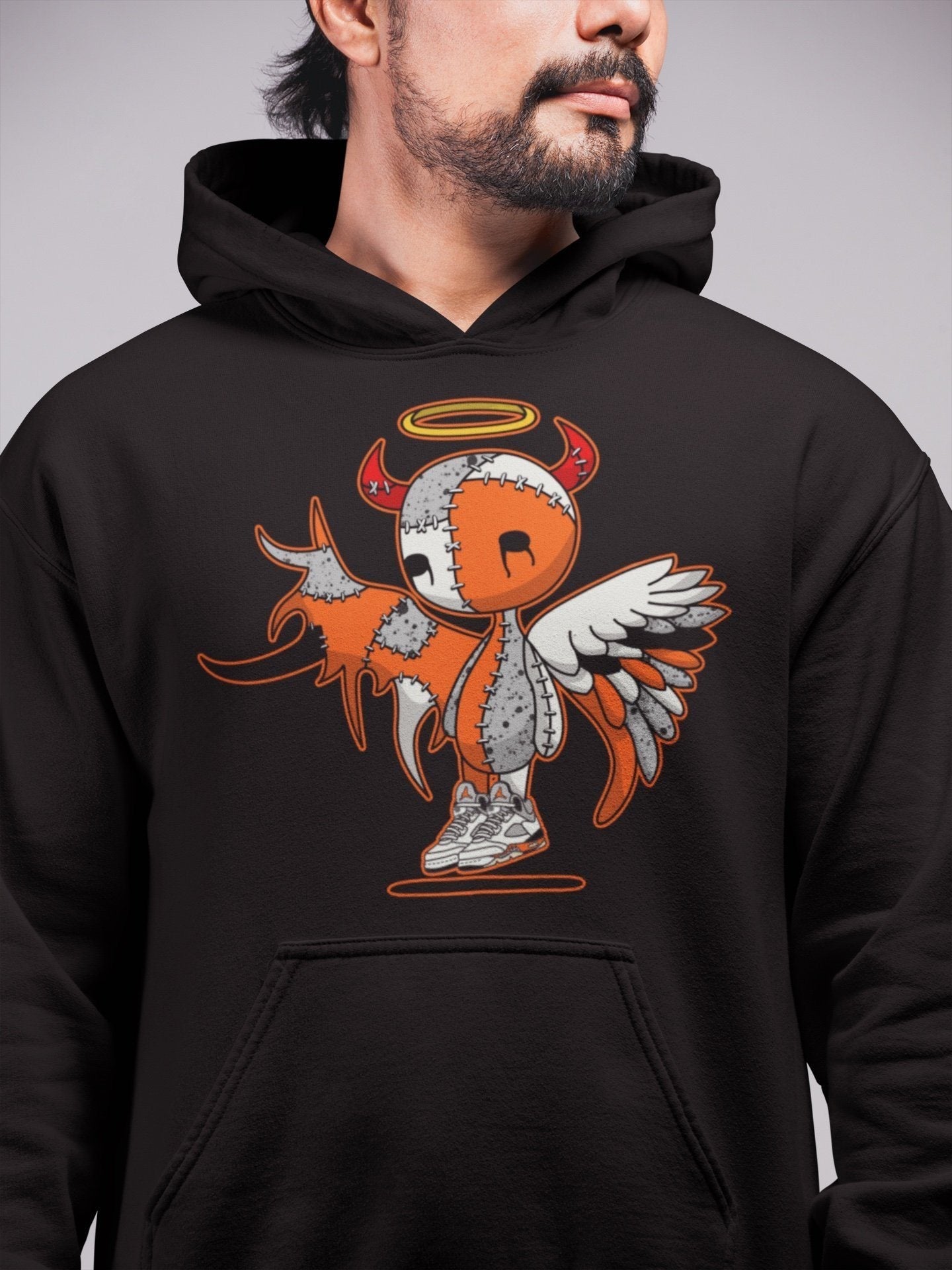 Jordan 5 Shattered Backboard Sneaker Match Tees Devil Angel Sneaker Tees Jordan 5 Shattered Backboard Sneaker Release Tees Unisex Shirts