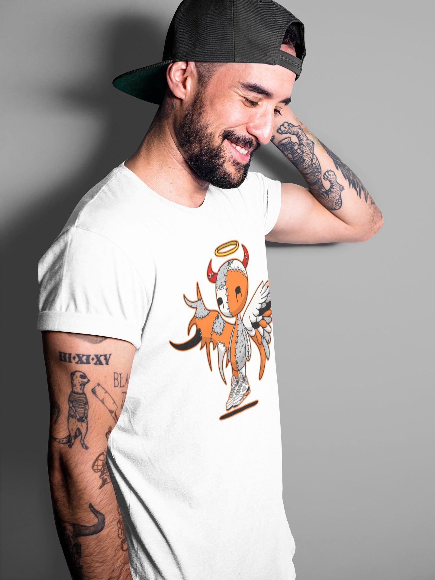 Jordan 5 Shattered Backboard Sneaker Match Tees Devil Angel Sneaker Tees Jordan 5 Shattered Backboard Sneaker Release Tees Unisex Shirts