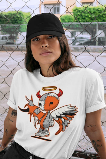 Jordan 5 Shattered Backboard Sneaker Match Tees Devil Angel Sneaker Tees Jordan 5 Shattered Backboard Sneaker Release Tees Unisex Shirts