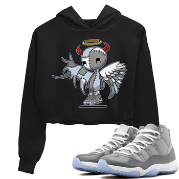 Jordan 11 Cool Grey Sneaker Match Tees Devil Angel Sneaker Tees Jordan 11 Cool Grey Sneaker Release Tees Women's Shirts