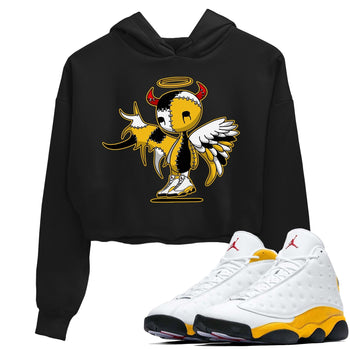Jordan 13 Del Sol Sneaker Match Tees Devil Angel Sneaker Tees Jordan 13 Del Sol Sneaker Release Tees Women's Shirts