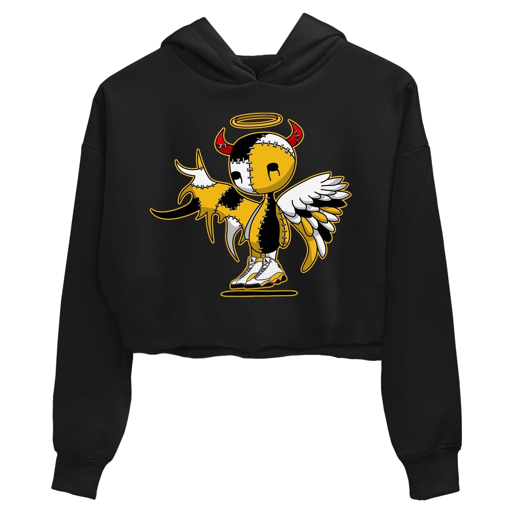 Jordan 13 Del Sol Sneaker Match Tees Devil Angel Sneaker Tees Jordan 13 Del Sol Sneaker Release Tees Women's Shirts
