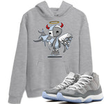 Jordan 11 Cool Grey Sneaker Match Tees Devil Angel Sneaker Tees Jordan 11 Cool Grey Sneaker Release Tees Unisex Shirts
