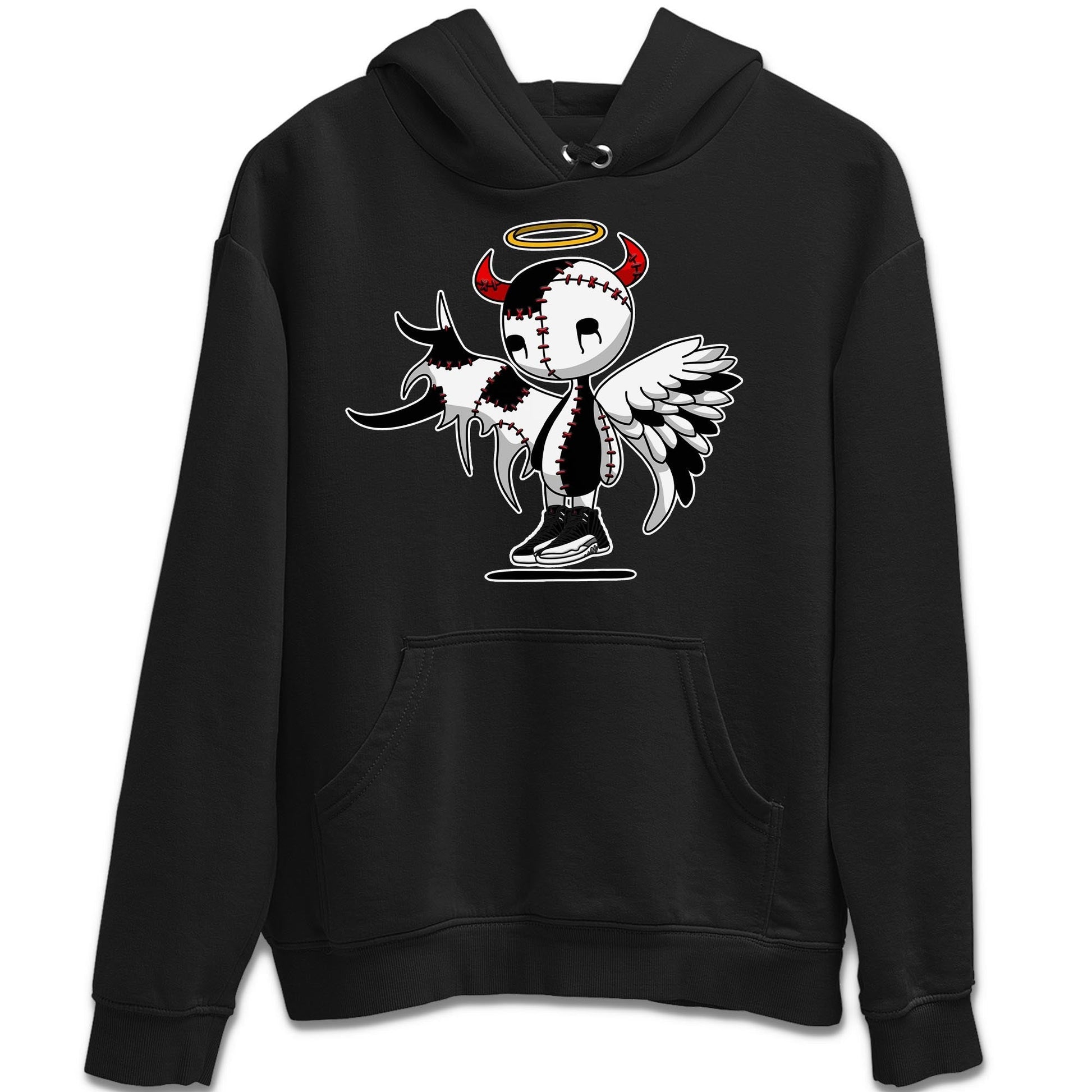 Jordan 12 Playoffs Sneaker Match Tees Devil Angel Sneaker Tees Jordan 12 Playoffs Sneaker Release Tees Unisex Shirts