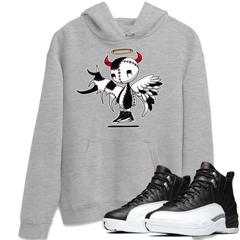 Jordan 12 Playoffs Sneaker Match Tees Devil Angel Sneaker Tees Jordan 12 Playoffs Sneaker Release Tees Unisex Shirts