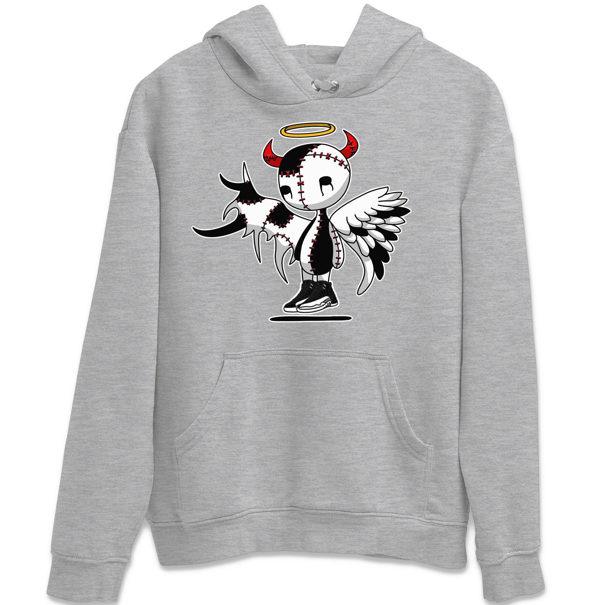 Jordan 12 Playoffs Sneaker Match Tees Devil Angel Sneaker Tees Jordan 12 Playoffs Sneaker Release Tees Unisex Shirts