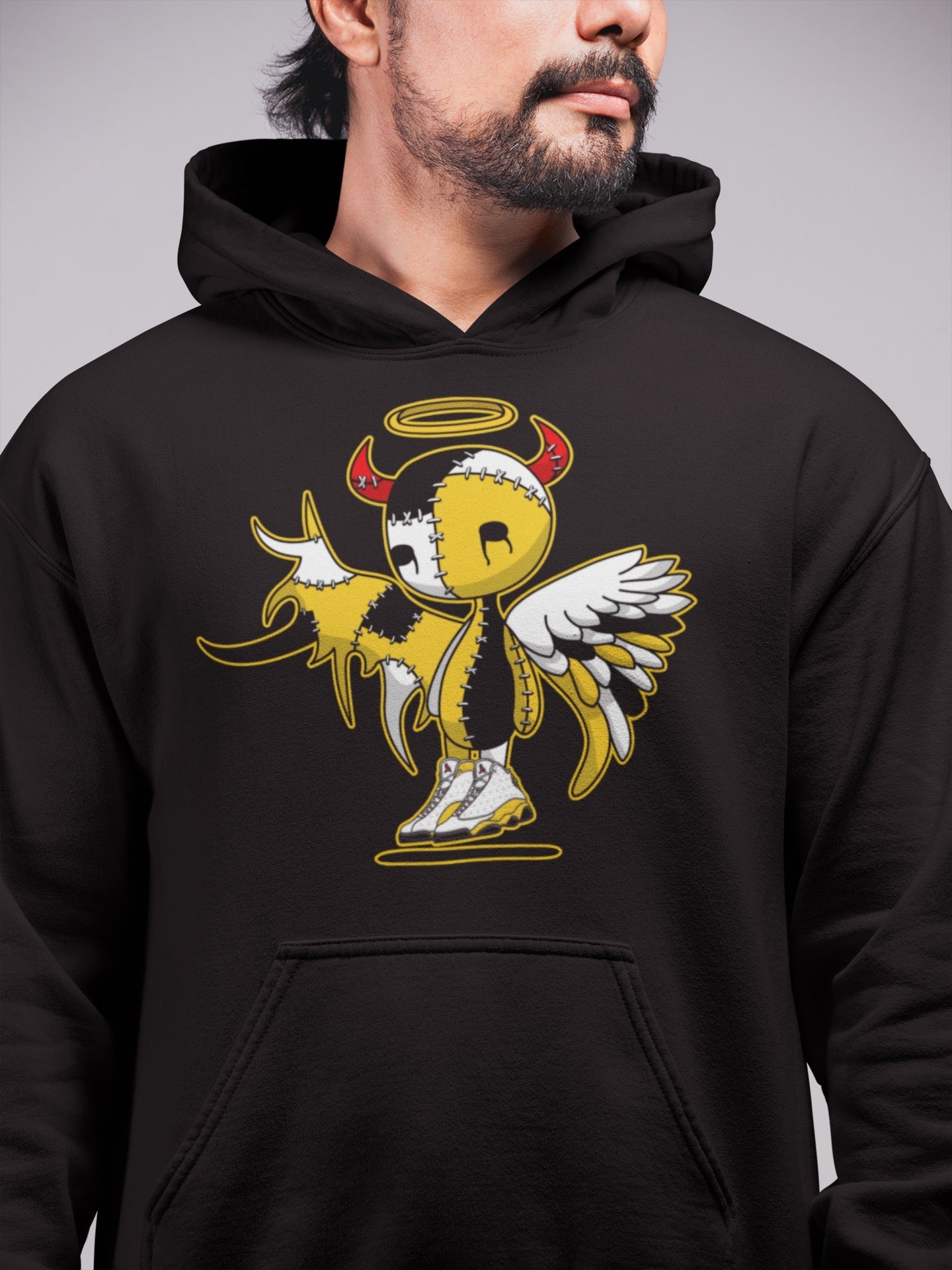 Jordan 13 Del Sol Sneaker Match Tees Devil Angel Sneaker Tees Jordan 13 Del Sol Sneaker Release Tees Unisex Shirts