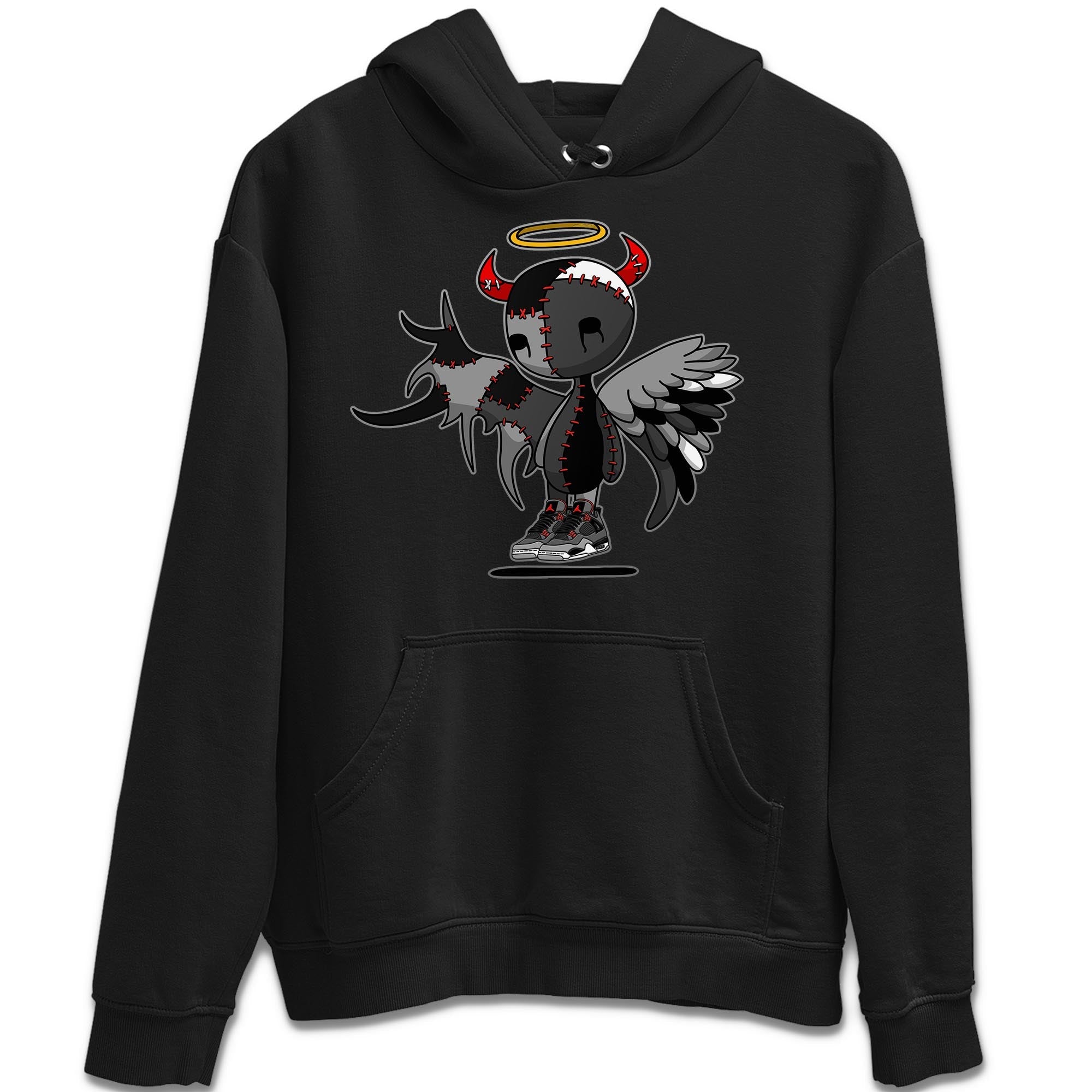 Jordan 4 Infrared Sneaker Match Tees Devil Angel Sneaker Tees Jordan 4 Infrared Sneaker Release Tees Unisex Shirts