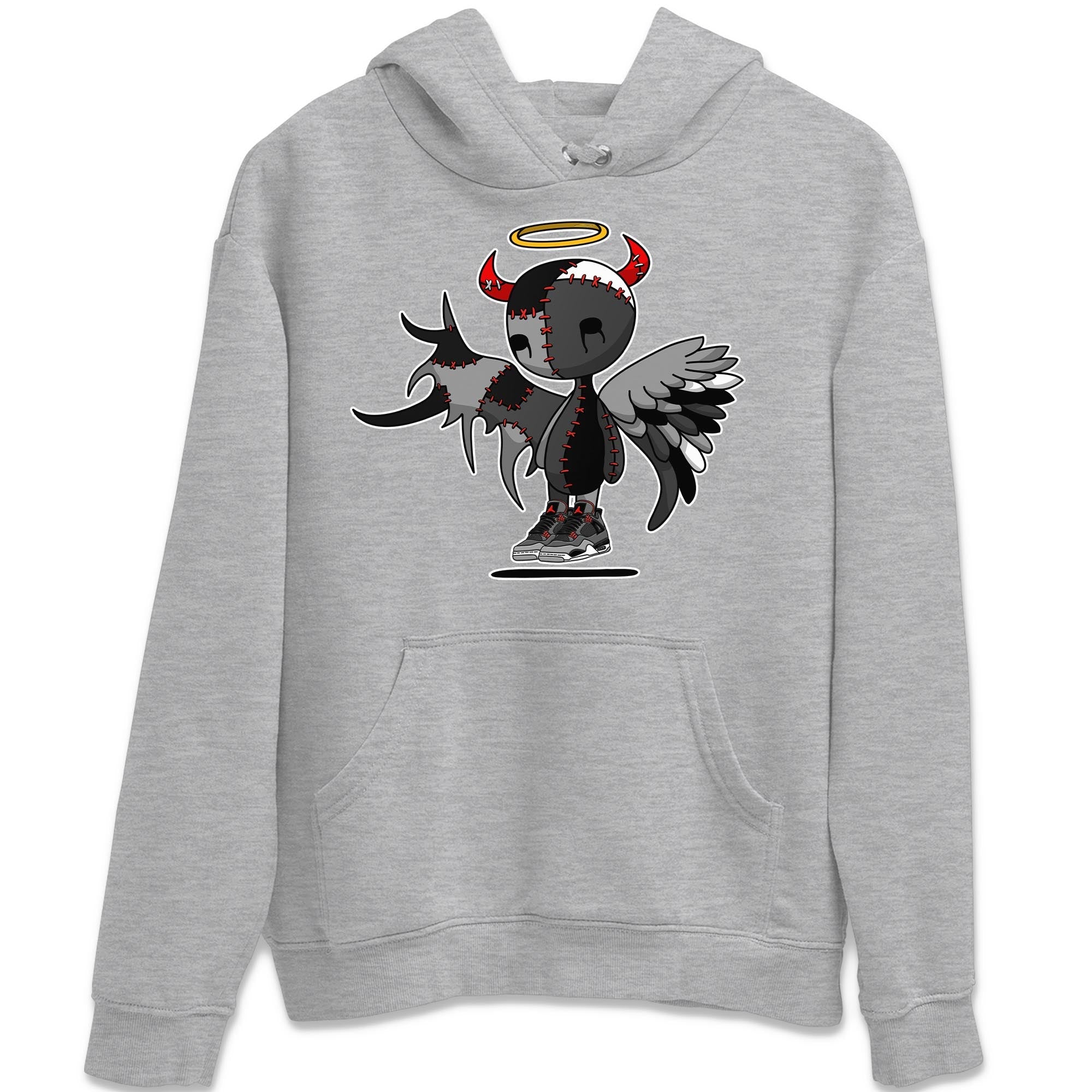Jordan 4 Infrared Sneaker Match Tees Devil Angel Sneaker Tees Jordan 4 Infrared Sneaker Release Tees Unisex Shirts