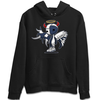 Jordan 6 Midnight Navy Sneaker Match Tees Devil Angel Sneaker Tees Jordan 6 Midnight Navy Sneaker Release Tees Unisex Shirts