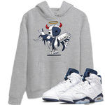 Jordan 6 Midnight Navy Sneaker Match Tees Devil Angel Sneaker Tees Jordan 6 Midnight Navy Sneaker Release Tees Unisex Shirts