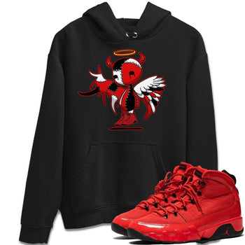 Jordan 9 Chile Red Sneaker Match Tees Devil Angel Sneaker Tees Jordan 9 Chile Red Sneaker Release Tees Unisex Shirts