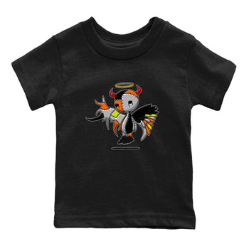 Nike Dunk Mid Premium shirt to match jordans Devil Angel sneaker tees Nike Dunk Mid Halloween SNRT Sneaker Tees Sneaker Matching Clothing Brand Baby Toddler Black 2 T-Shirt