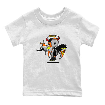 Nike Dunk Mid Premium shirt to match jordans Devil Angel sneaker tees Nike Dunk Mid Halloween SNRT Sneaker Tees Sneaker Matching Clothing Brand Baby Toddler White 2 T-Shirt