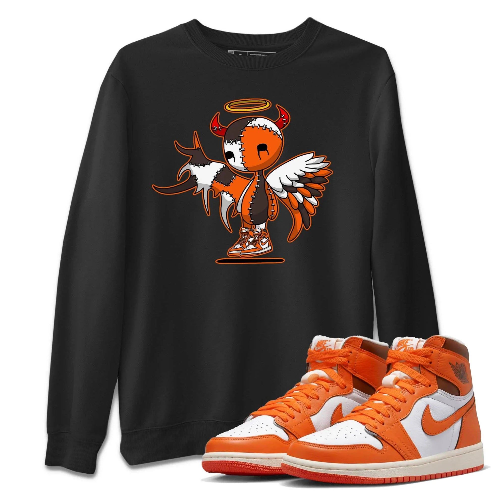 Jordan 1 Starfish Sneaker Match Tees Devil Angel Sneaker Tees Jordan 1 Starfish Sneaker Release Tees Unisex Shirts