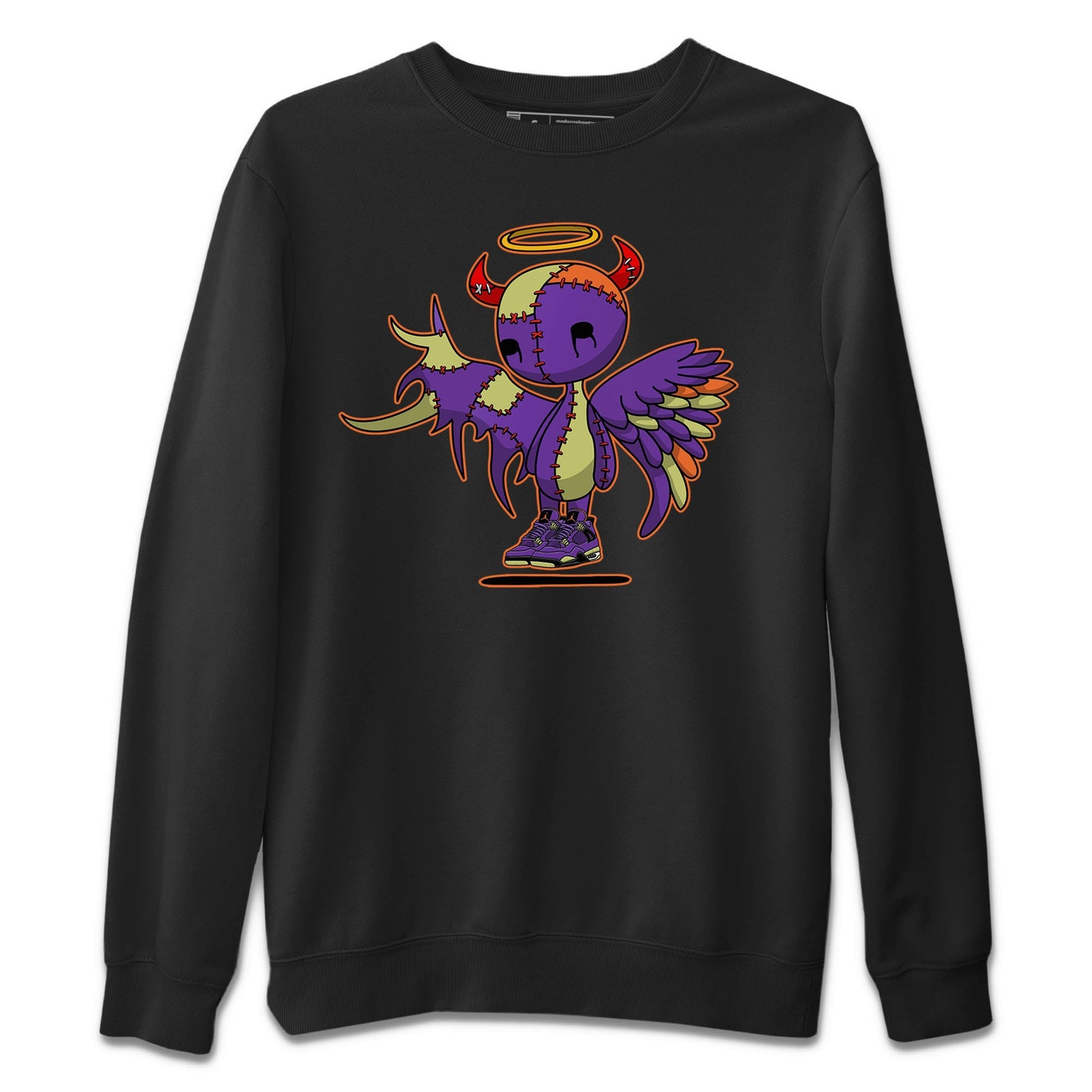 Jordan 4 Canyon Purple Sneaker Match Tees Devil Angel Sneaker Tees Jordan 4 Canyon Purple Sneaker Release Tees Unisex Shirts