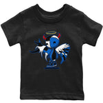 Jordan 1 Dark Marina Blue Sneaker Match Tees Devil Angel Sneaker Tees Jordan 1 Dark Marina Blue Sneaker Release Tees Kids Shirts