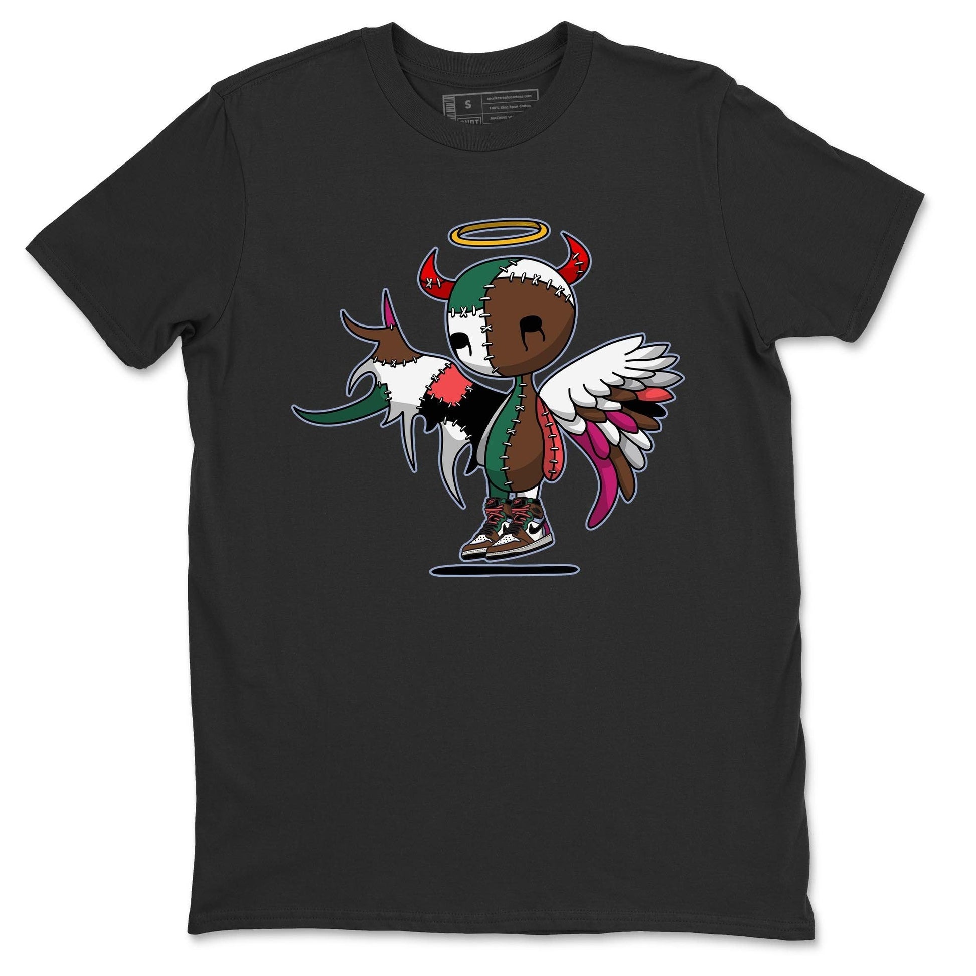 Jordan 1 Hand Crafted Sneaker Match Tees Devil Angel Sneaker Tees Jordan 1 Hand Crafted Sneaker Release Tees Unisex Shirts