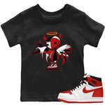 Jordan 1 Heritage Sneaker Match Tees Devil Angel Sneaker Tees Jordan 1 Heritage Sneaker Release Tees Kids Shirts