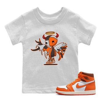 Jordan 1 Starfish Sneaker Match Tees Devil Angel Sneaker Tees Jordan 1 Starfish Sneaker Release Tees Kids Shirts