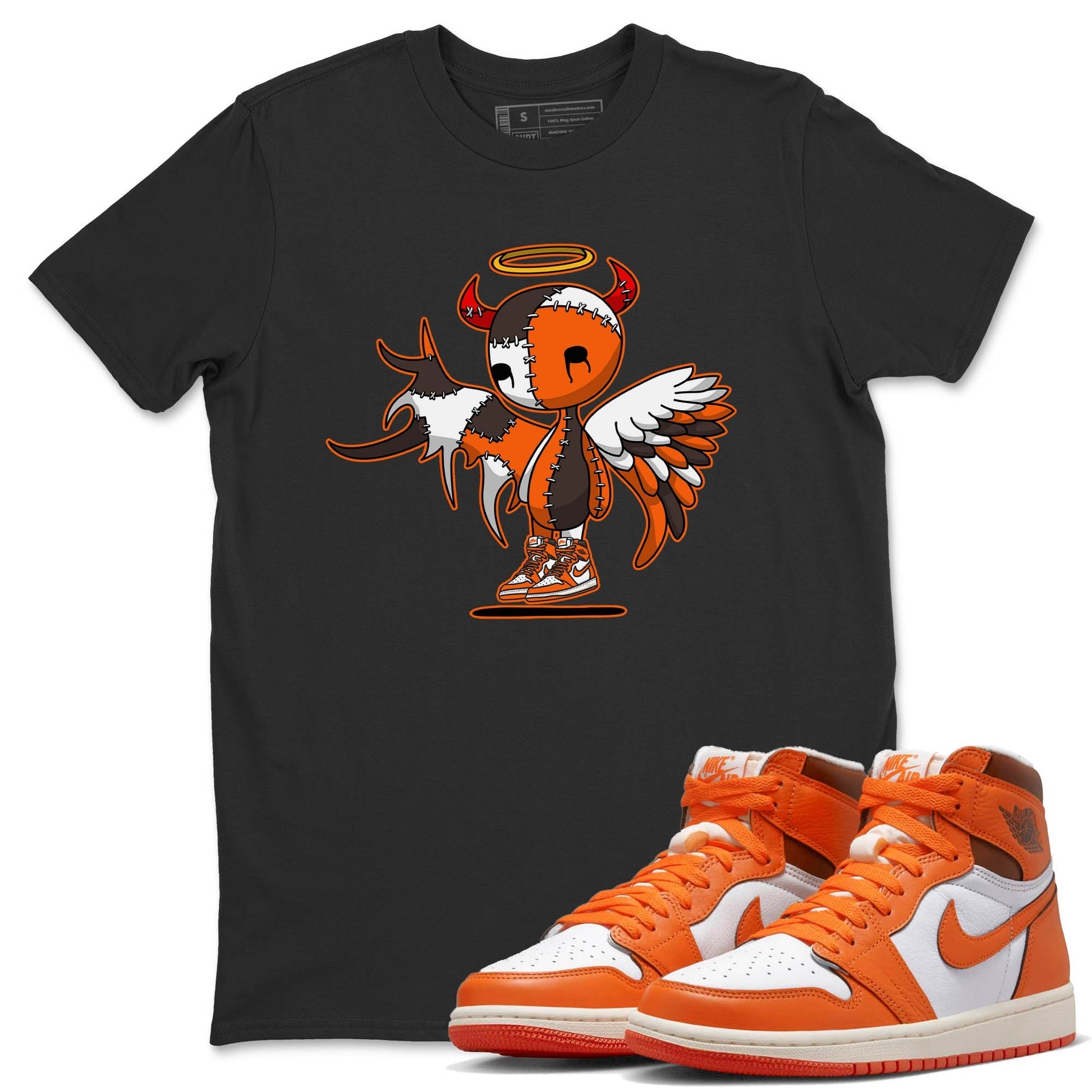 Jordan 1 Starfish Sneaker Match Tees Devil Angel Sneaker Tees Jordan 1 Starfish Sneaker Release Tees Unisex Shirts