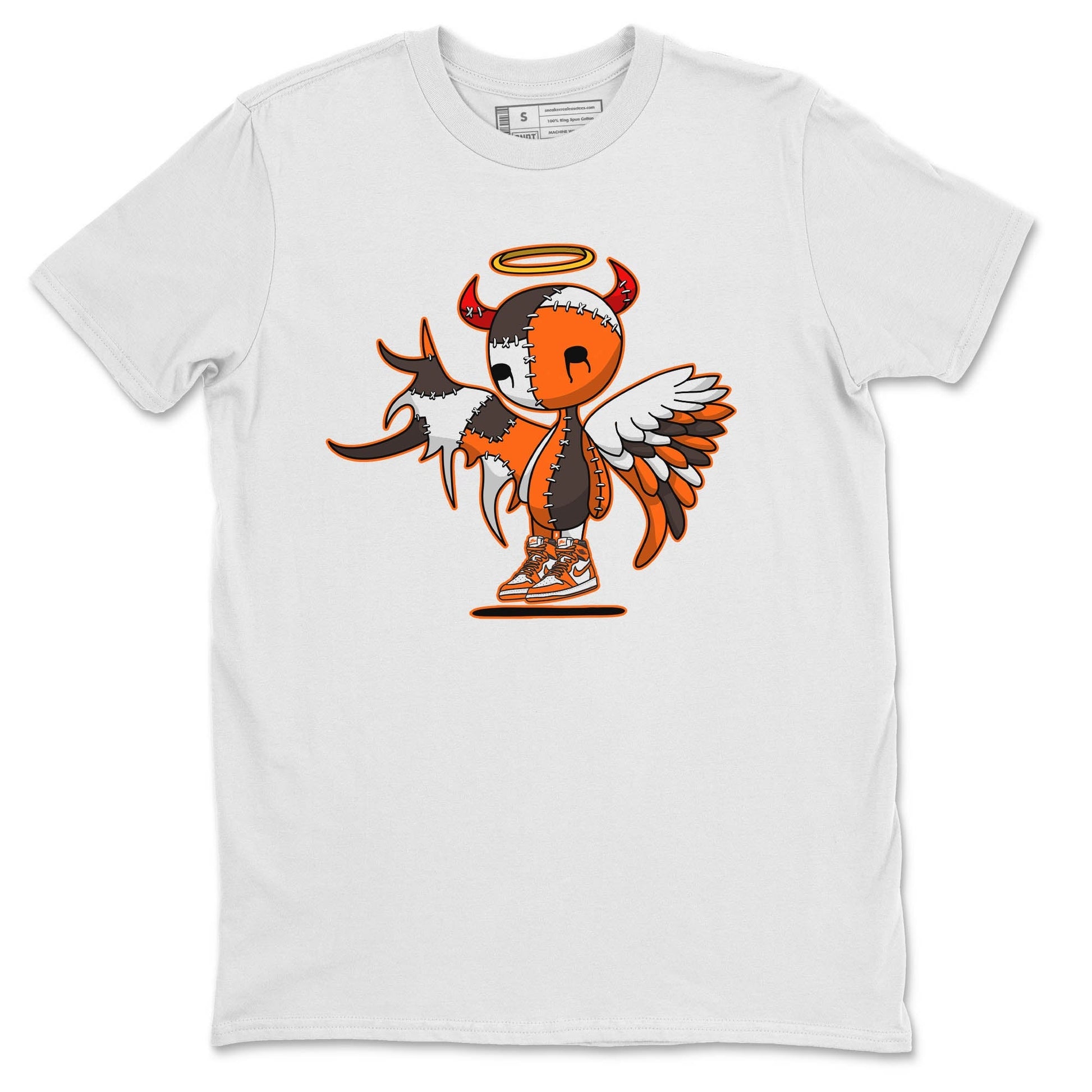 Jordan 1 Starfish Sneaker Match Tees Devil Angel Sneaker Tees Jordan 1 Starfish Sneaker Release Tees Unisex Shirts