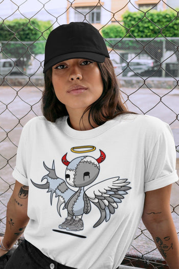 Jordan 11 Cool Grey Sneaker Match Tees Devil Angel Sneaker Tees Jordan 11 Cool Grey Sneaker Release Tees Unisex Shirts