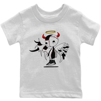 Jordan 12 Playoffs Sneaker Match Tees Devil Angel Sneaker Tees Jordan 12 Playoffs Sneaker Release Tees Kids Shirts