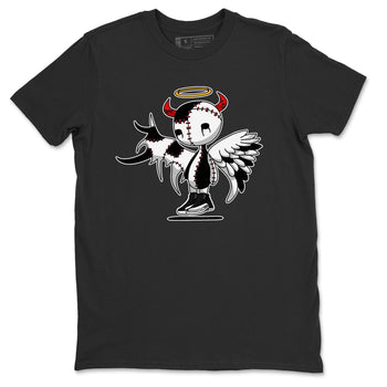 Jordan 12 Playoffs Sneaker Match Tees Devil Angel Sneaker Tees Jordan 12 Playoffs Sneaker Release Tees Unisex Shirts
