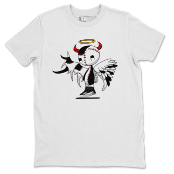 Jordan 12 Playoffs Sneaker Match Tees Devil Angel Sneaker Tees Jordan 12 Playoffs Sneaker Release Tees Unisex Shirts